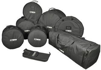 Cobra Padded 8 Piece Drum Set Bags 