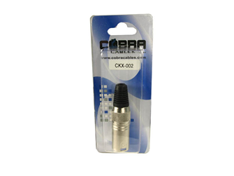 COBRA XLR CONNECTOR MALE 3PIN 