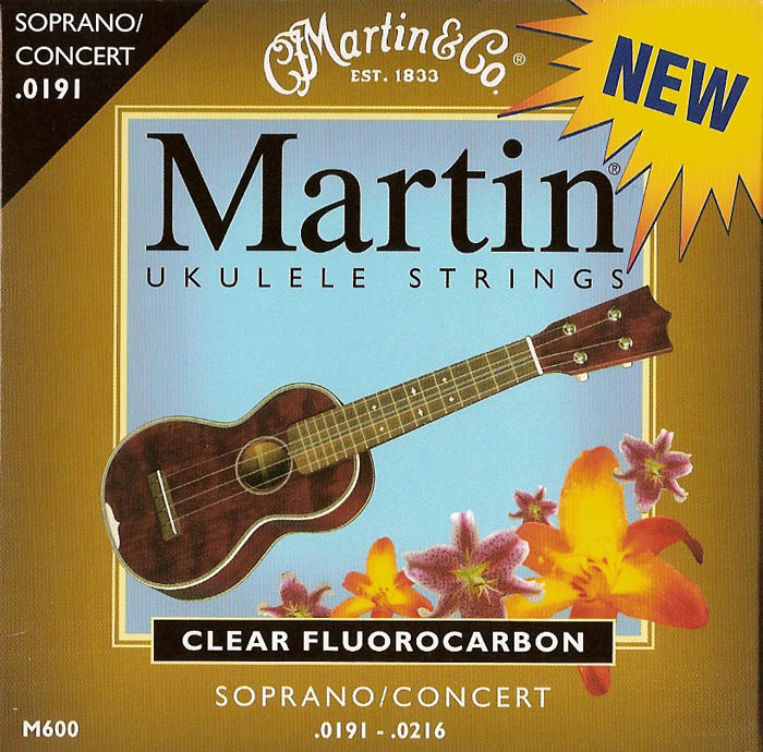 Martin M600 Fluorocarbon Soprano Ukulele Strings Ukulele Accessories