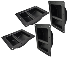 4 x Steel Bar Handle for Flight Cases or Speaker Cabinets 220 x 163mm