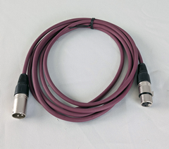 Mic Lead XLR Male to XLR Female Suits Balanced Mics - Choice of Cable Length