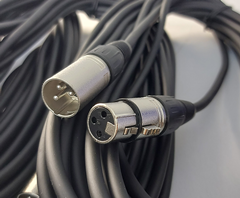 Set of 5 XLR Mic Cables 10m –%2 