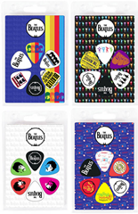 Beatles 6 Guitar Picks Pack - Choice of Design