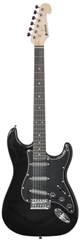 Traditional Style Black Electric Guitar  