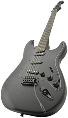 Traditional Style Black Electric Guitar  