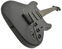 Traditional Style Black Electric Guitar  