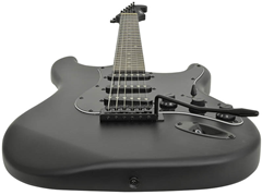 Traditional Style Black Electric Guitar  