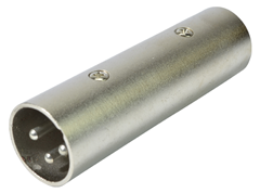 3 Pin XLR Male to XLR Male Joiner 