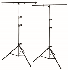 2 x Lighting Stands with T-Bar for D 