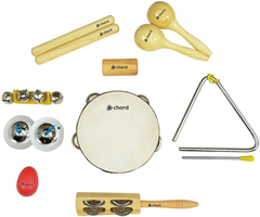 Hand Percussion 9 Piece Set 