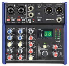 Compact Mixer with BT and DSP Effects 