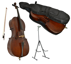 Sotendo 1/2 Size Student Cello with St 