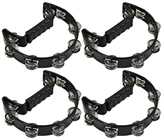 Half Moon Tambourines Set of 4 with  