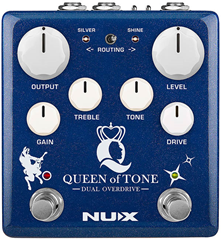 NUX Queen of Tone Dual Overdrive Pedal 