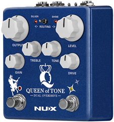 NUX Queen of Tone Dual Overdrive Pedal 