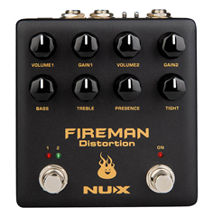 NUX Fireman Dual Distortion Pedal 